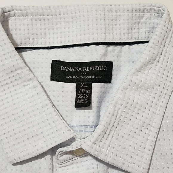 Banana Republic Mens Slim Fit Dress Shirt - Picture 4 of 6